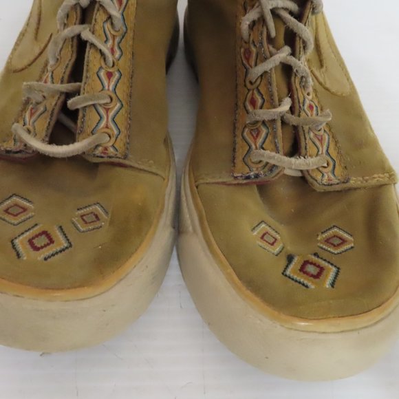 Womens RARE Nike Air Sabaku Japan Moc Toe High Top tribal fold over Sneaker sz 9 - Picture 5 of 14